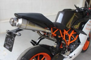 Set, Pipe, Race System, Serpent, KTM RC390, 2014-2016 Stainless Moto Maggot