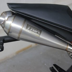 Silencer, Stainless Moto Maggot, Right, KTM RC390 Serpent, No fittings
