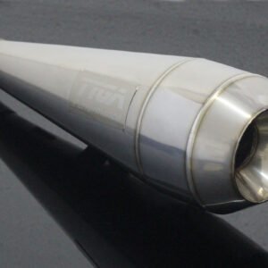Silencer, Stainless Moto Maggot, Left, KTM RC390 Serpent, No fittings