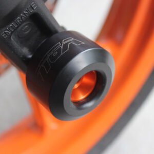 Axle Slider Kit, (Orange/Black) KTM RC and Duke Series