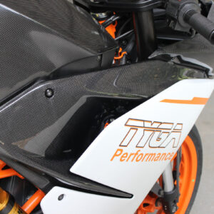 Side Cowling B, Right, Race, Carbon, KTM RC125, RC200, RC250, RC390