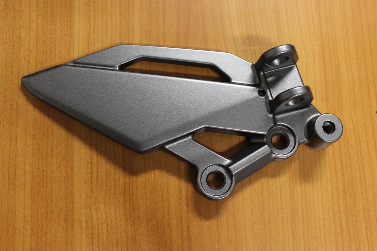 Bracket, Left Footrest, Ninja 250R/300R
