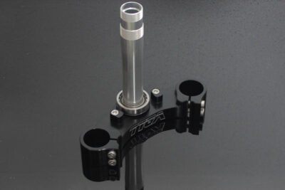 Lower Triple Clamp, CNC Black, Honda VFR400R/NC30
