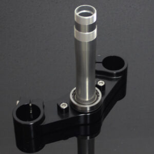 Lower Triple Clamp, CNC Black, Honda VFR400R/NC30