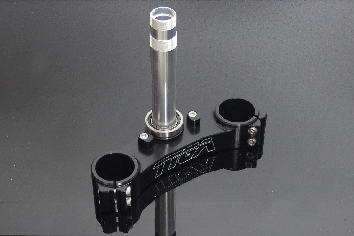 Lower Triple Clamp, CNC Black, NC35 Forks / NC30 Shaft