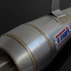 Silencer, Stainless Moto Maggot, 44.5 mm., Ninja 300R, No fittings