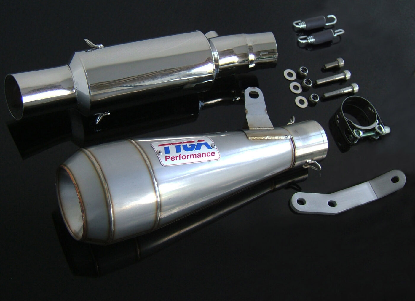 Set, Pipe, Half, Race System, ER6, Moto Maggot Silencer