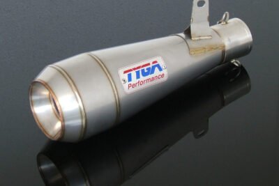 Silencer, Stainless Motor Maggot, 50.8 mm., ER6, No fittings