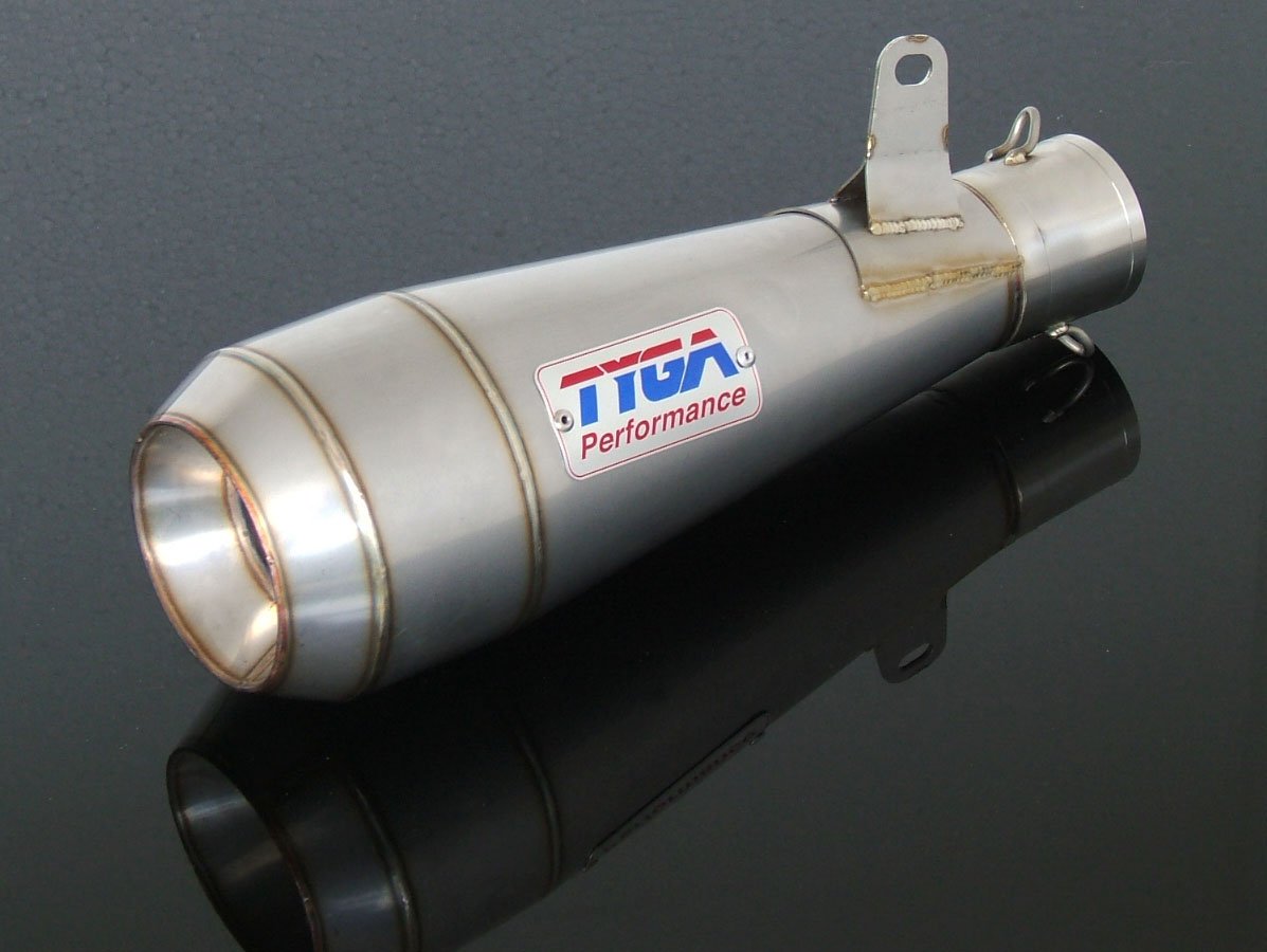 Silencer, Stainless Motor Maggot, 50.8 mm., ER6, No fittings
