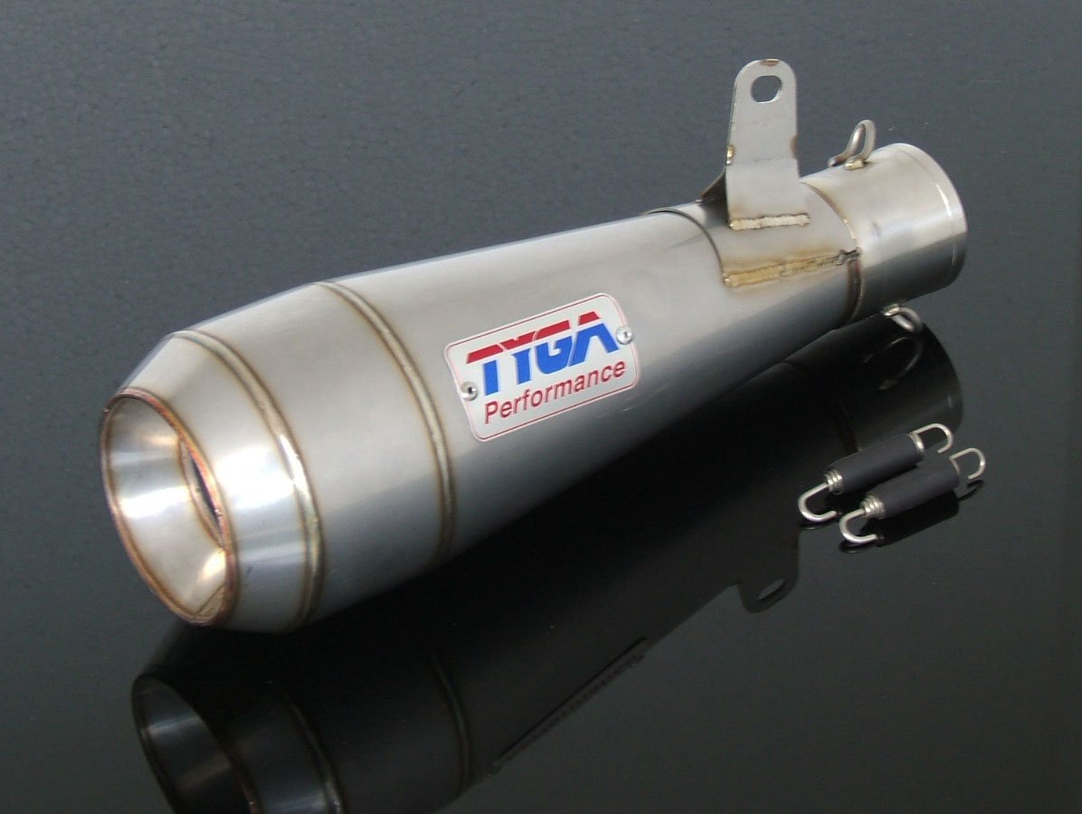 Silencer, Stainless Moto Maggot, 50.8 mm.,ER6, Assy.