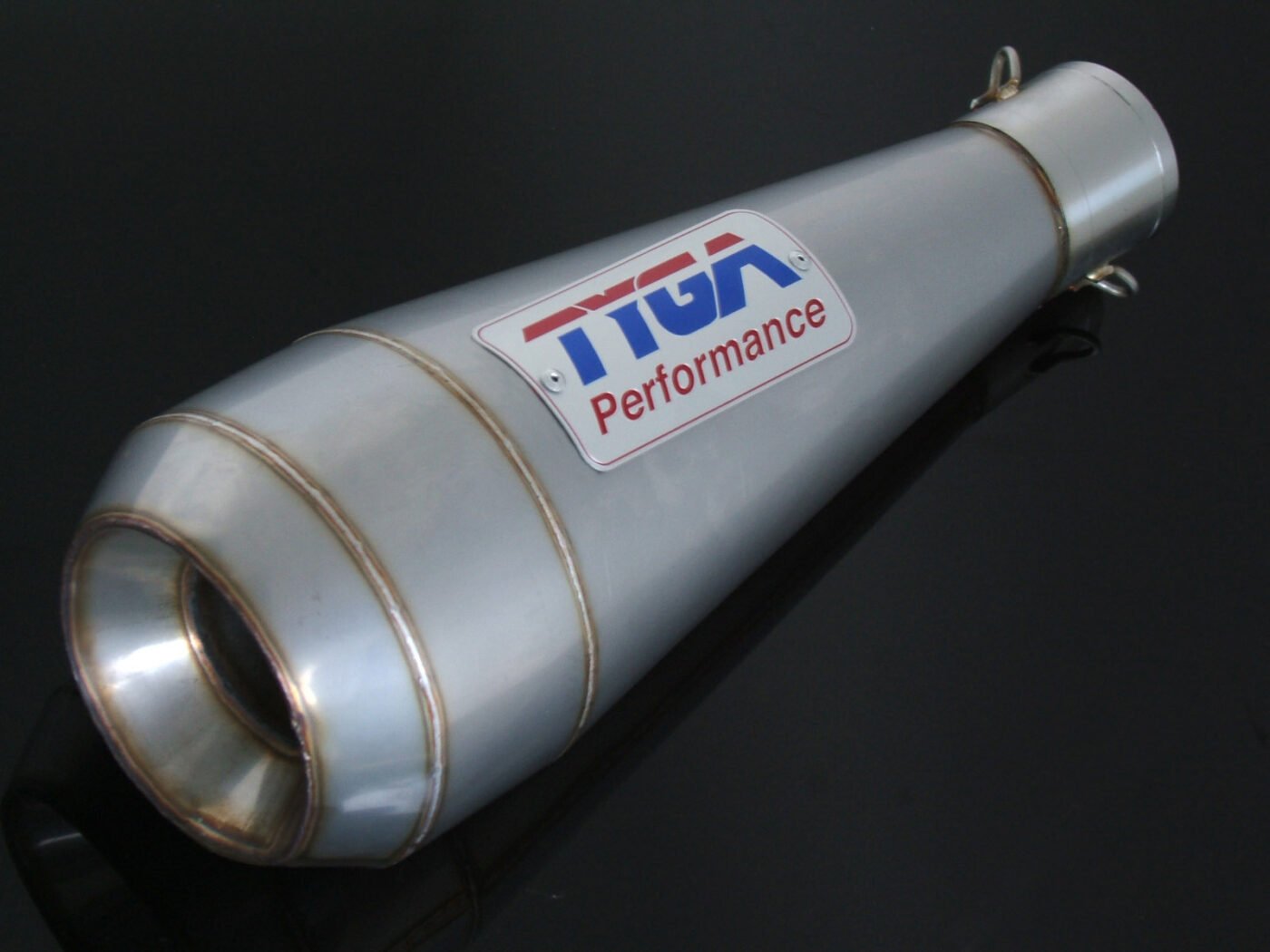 Silencer, Stainless Moto Maggot, 54 mm., Monster, No fittings