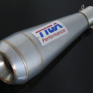 Silencer, Stainless Moto Maggot, 54 mm., Monster, No fittings