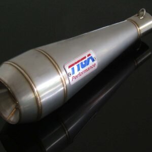 Silencer, Stainless Moto Maggot, 43 mm., Midi, No fittings