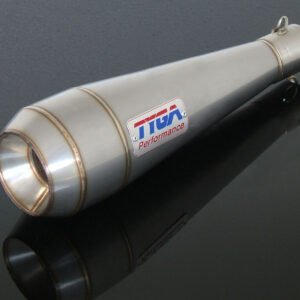 Silencer, Stainless Moto Maggot, 43 mm., Midi, No fittings