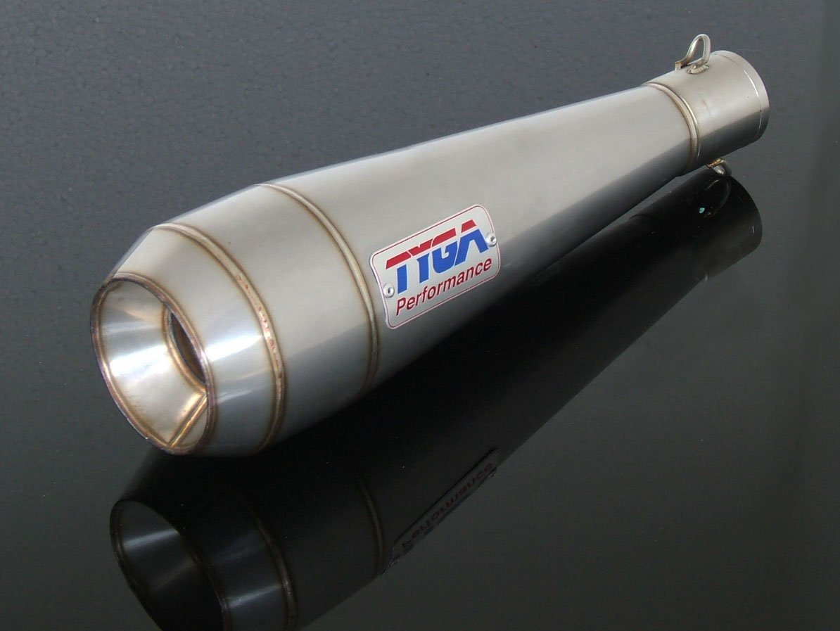 Silencer, Stainless Moto Maggot, 43 mm., Midi, No fittings