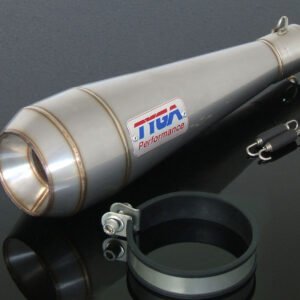 Silencer, Stainless Moto Maggot, 43 mm., Midi, Assy.