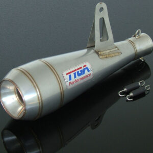 Silencer, Stainless Moto Maggot, 43 mm., Ninja 250/300R, Assy.