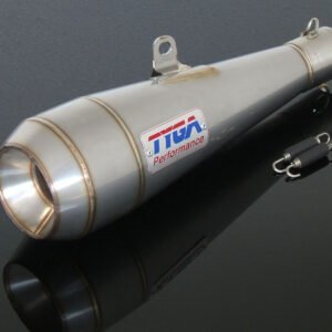 Silencer, Stainless Moto Maggot, 43 mm., Ninja 250R, Assy.