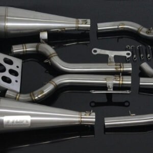 Set, Pipe, Race System, Serpent, KTM RC390, 2014-2016 Stainless Moto Maggot