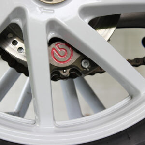 Bracket, Rear Brake, 84 mm Brembo Conversion, Black, MC28/NC35