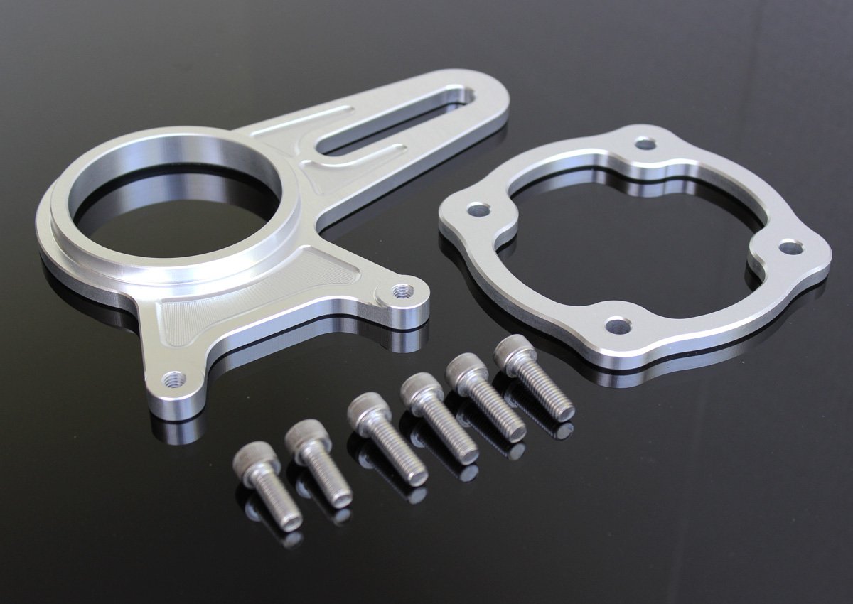 Bracket, Rear Brake, 84 mm Brembo Conversion, Silver, MC28/NC35