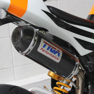 Set, Pipe, Full Race System, MSX125 Grom, Carbon Oval/Carbon End Cap