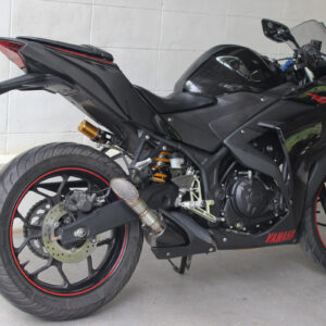 Set, Pipe, Slip On, Mesh, Slash Cut, Yamaha R25/R3, MT-25/MT-03