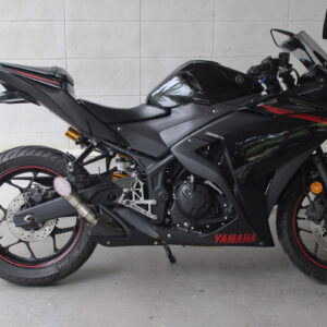 Set, Pipe, Slip On, Mesh, Slash Cut, Yamaha R25/R3, MT-25/MT-03