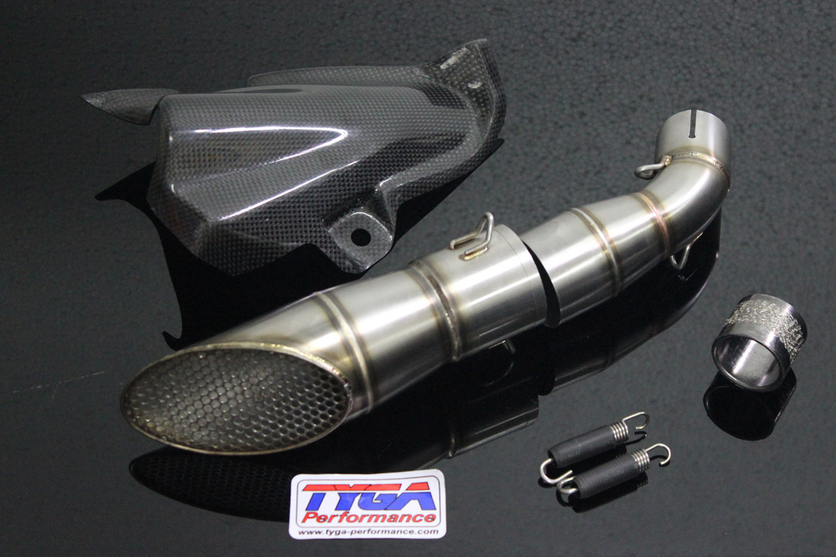 Set, Pipe, Slip On, Mesh, Slash Cut, Yamaha R25/R3, MT-25/MT-03
