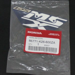 Decal, Rear Cowl MSX125 Grom, Type 4, Blue Metallic Scheme