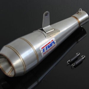 Silencer, Stainless Moto Maggot, 44.5 mm., Ninja 300R, Assy.