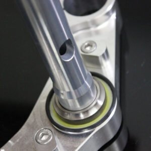 Triple Clamp Set, CNC Silver, NC35 Forks to fit NSR250 MC21