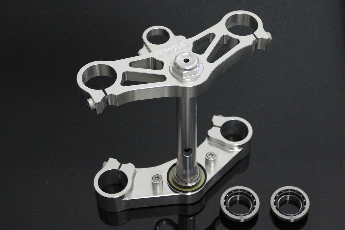 Triple Clamp Set, CNC Silver, NSR250, MC21
