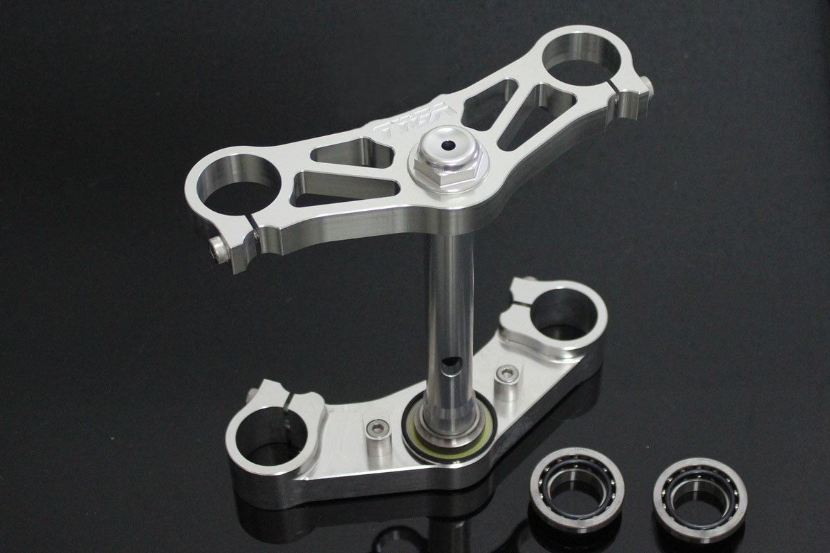 Triple Clamp Set, CNC Silver, NSR250, MC28