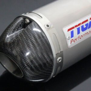 Set, Pipe, Full Race System, Oval Stainless Silencer, Carbon End Cap, PCX150