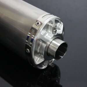 Set, Pipe, Full Race System, Oval Stainless Silencer, Carbon End Cap, PCX150