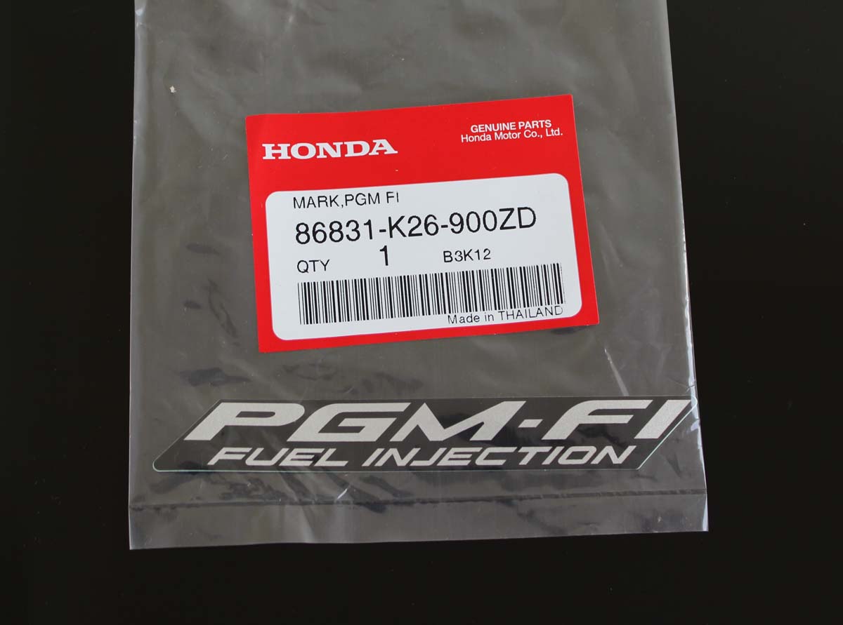Decal, PGM-F1, MSX125 Grom, Type 1, Asteroid Black Metallic Scheme