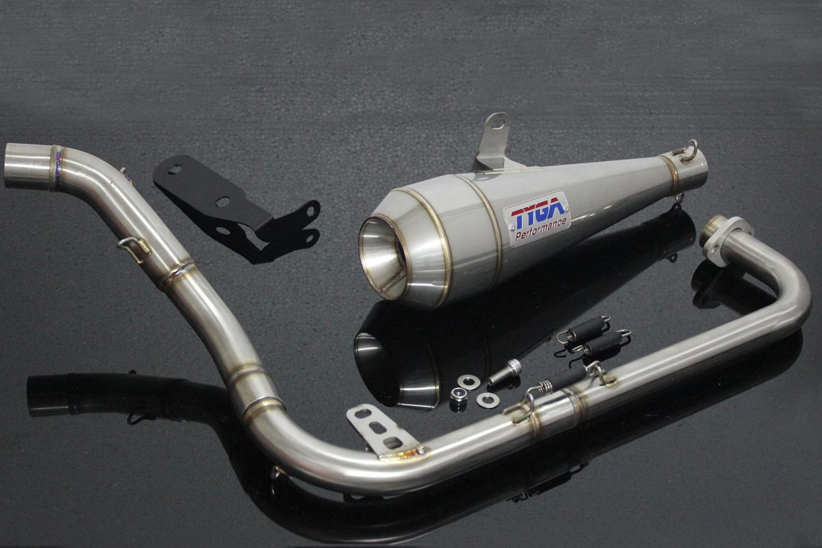 Set, Pipe, Full Race System, High Level, MSX125SF Grom, Moto Maggot