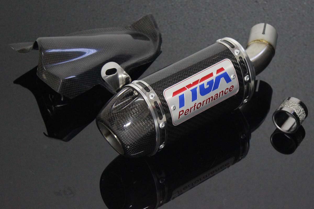 Set, Pipe, Slip On, Carbon, Oval/Carbon End Cap, Yamaha R25/R3, MT-25/MT-03