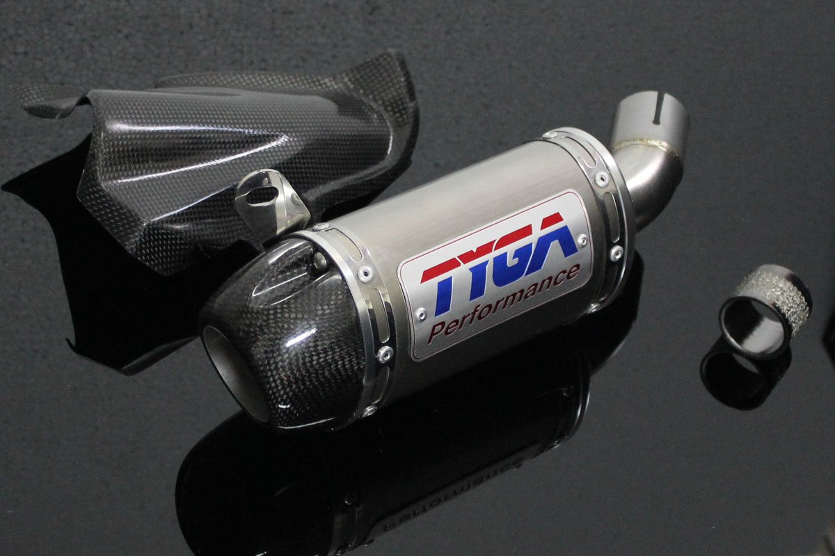 Set, Pipe, Slip On, Stainless, Oval/Carbon End Cap, Yamaha R25/R3, MT-25/MT-03