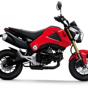 Complete Bodywork Set, MSX125 Grom, Type 3 Pearl Valentine Red Scheme