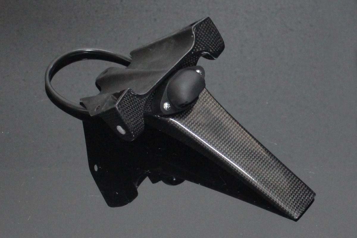 Registration/License Plate Holder, Carbon, GP-T, Assy.