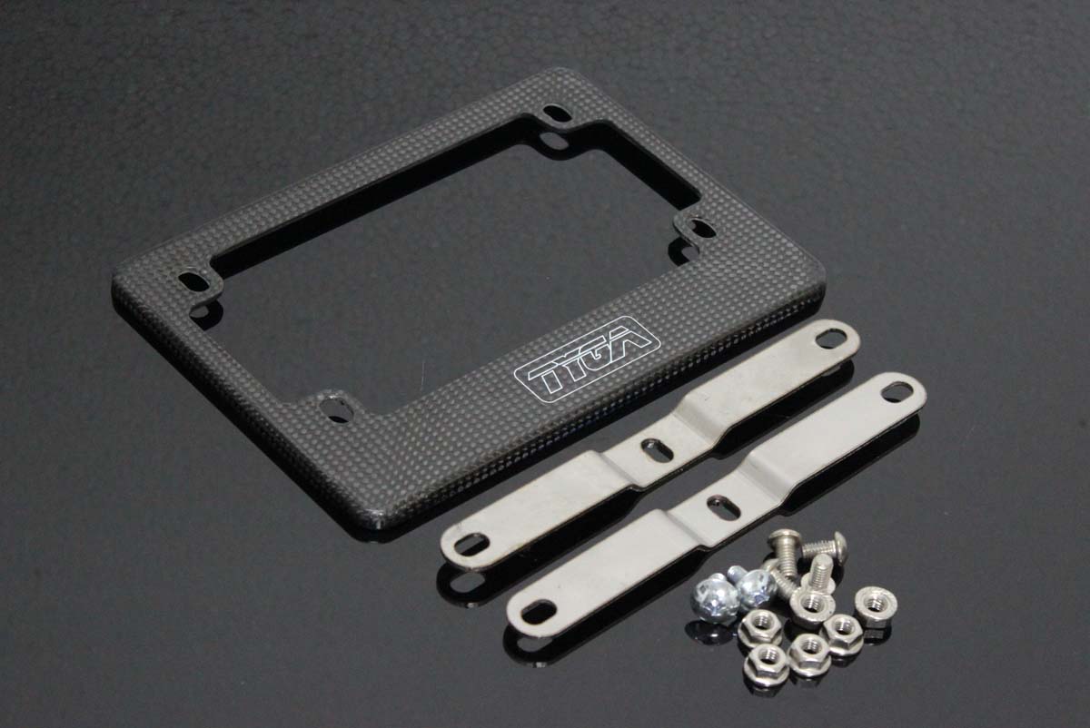License Plate Frame, Carbon, USA Spec