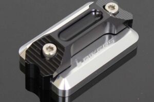 Front Brake Reservoir Cover, BLACK, Bikers