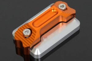 Front Brake Reservoir Cover, GOLD, Bikers