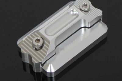 Front Brake Reservoir Cover, SILVER, Bikers