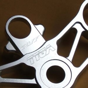 Top Triple Clamp Set, CNC Silver, RVF400 NC35