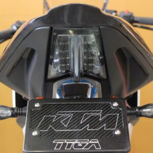 Seat Cowling, Passenger, Carbon, KTM RC125, RC200. RC250, RC390