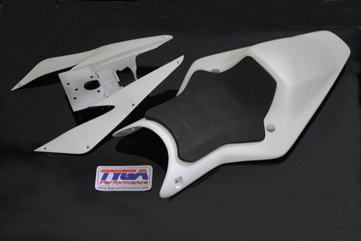 Seat Cowling Set, Street, GRP, Cup Style, KTM RC125, RC200. RC250, RC390