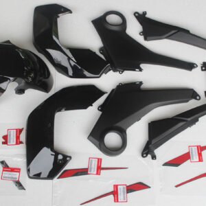 Complete Bodywork Set, MSX125 Grom, Type 9, 2015 Asteroid Black Metallic Scheme